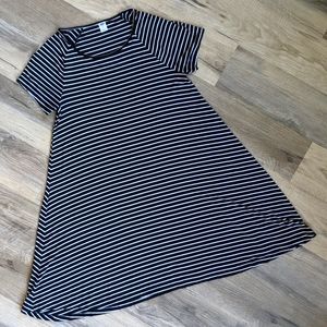 Striped shirt dress